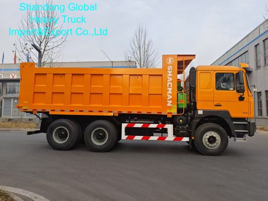 Camión volquete Shacman F3000 6×4 con capacidad de carga de 25-30 toneladas, construcción de alta resistencia y chasis de acero de alta resistencia