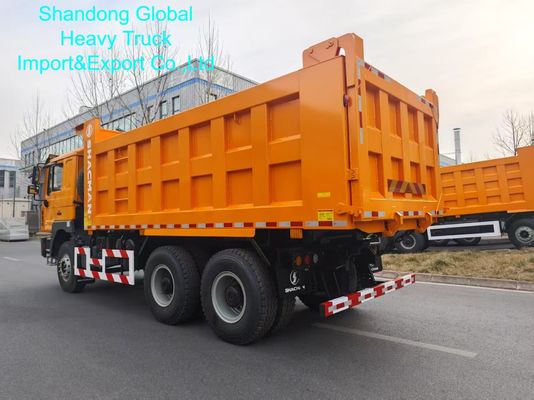 Camión volquete Shacman F3000 6×4 con capacidad de carga de 25-30 toneladas, construcción de alta resistencia y chasis de acero de alta resistencia