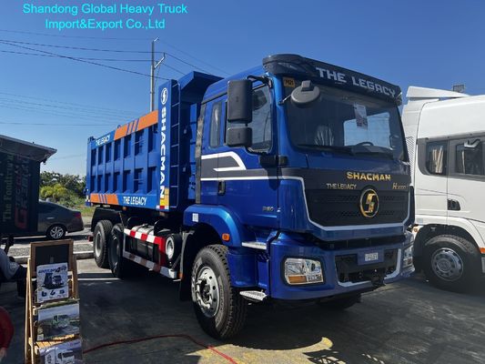 Camión volquete Shacman F3000 8×4 de 12 ruedas para trabajo pesado con capacidad de carga de 35-40 toneladas y capacidad de 25-30 m³