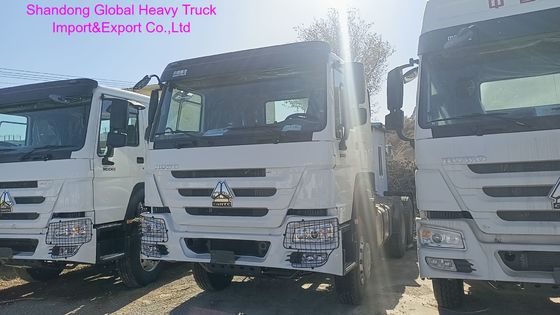Camión tractor LHD resistente de precio económico con tracción 6×4, 336-420 CV y transmisión manual de 10/12 velocidades