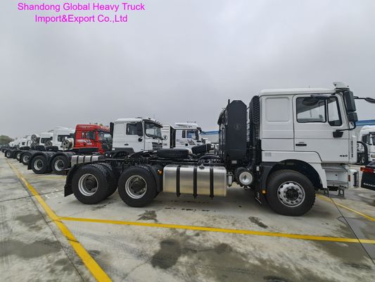 Tractor Shacman F3000 de servicio pesado con tanque de combustible de 400-600 L y chasis duradero para transporte de larga distancia