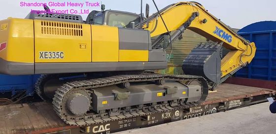 Excavadora hidráulica de orugas XCMG de 33,5 toneladas con motor de alto rendimiento para aplicaciones de servicio pesado