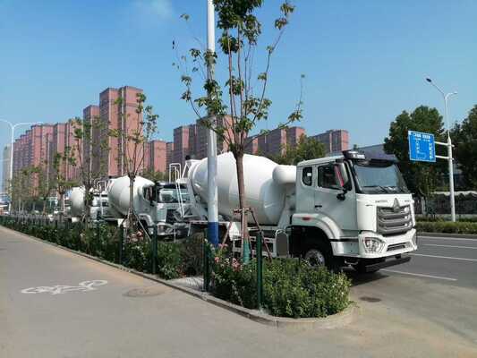 Camión mezclador de hormigón de 12 metros cúbicos, modo de tracción 6x4, norma de emisiones Euro 2, para construcción pesada