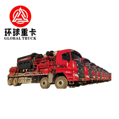 Sinotruk HOWO Oilfield Fracturing Truck with Euro 6 Compliance 8×6 Drive Configuration and High-Pressure Hydraulic Pump