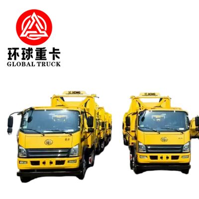 Camión amortiguador de choque diésel HOWO 4×2 350 hp con elevador de tijera para seguridad vial en Nigeria y protección de zonas de construcción