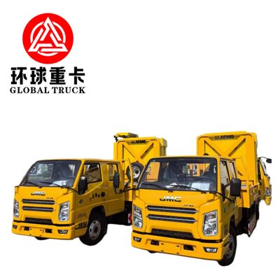 Camión amortiguador de choque diésel HOWO 4×2 350 hp con elevador de tijera para seguridad vial en Nigeria y protección de zonas de construcción