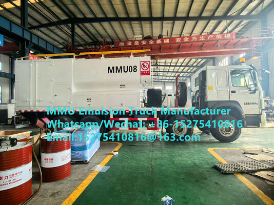 Superior quality China made TREAD 15/20/25/30Ton mixing and charging emulsion Bulk ANFO Trucks mobile explosive Manufacturing Unit Mongolia CONGO DRC PERU GHANA ZIMBABWE Mining Blast Service MMU