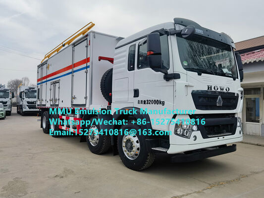 Good Price new ORICA 15/20/25Ton on-site mixing and charging emulsion truck bulk explosive loading truck Mongolia Mining Blast service Kazakhstan Uzbekistan Indonesia Congo DRC GUINEE Tanzania MMU