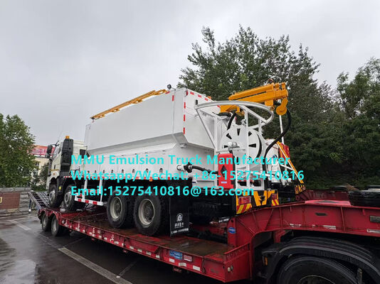 China Primer lugar HOWO 20Ton BCRH-20 mezcladora y máquina de carga emulsión camión de explosivos a granel Mongolia Minas Explosión explosivo móvil Unidad de fabricación Kazajstán Uzbekistán Indonesia Congo RDC MEMU MMU