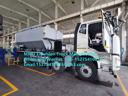China Primer lugar HOWO 20Ton BCRH-20 mezcladora y máquina de carga emulsión camión de explosivos a granel Mongolia Minas Explosión explosivo móvil Unidad de fabricación Kazajstán Uzbekistán Indonesia Congo RDC MEMU MMU