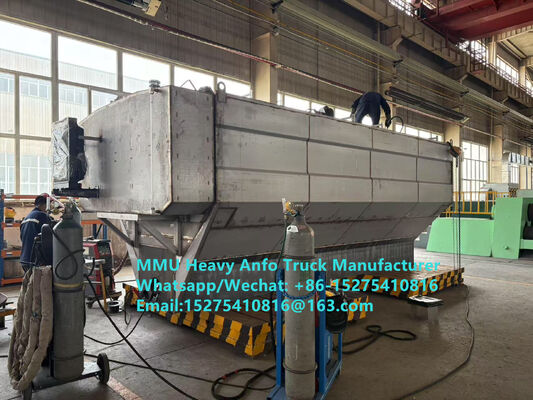 Seguridad de mezcla y carga de explosivos de aceite de amonio pesado multifunción Camión 15/20/25Ton Emulsión pesada ANFO Camión MMU MEMU Rusia/Kazajstán/Uzbekistán/Indonesia/Guinea Servicio de explosión de minería