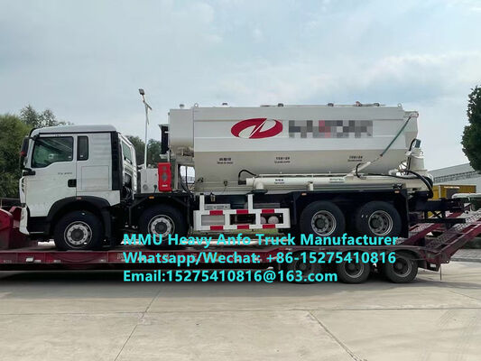 Super rendimiento HOWO mezclar y cargar explosivos de aceite de amonio pesado multifuncional Camión 15/20/25Ton Emulsión pesada Camión ANFO Zambia/Zimbabwe/Tanzania/Ghana/Guinea/Perú Servicio de explosión de minería