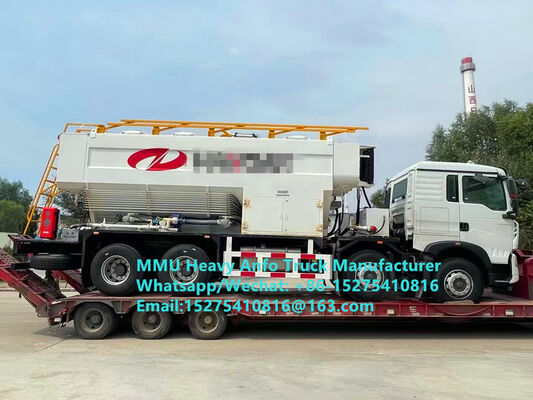 Super rendimiento HOWO mezclar y cargar explosivos de aceite de amonio pesado multifuncional Camión 15/20/25Ton Emulsión pesada Camión ANFO Zambia/Zimbabwe/Tanzania/Ghana/Guinea/Perú Servicio de explosión de minería