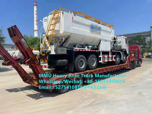 Mezcla y carga de residuos de bajo contenido de explosivos explosivos de aceite de amonio pesados multifuncionales Camión 15/20/25 toneladas Emulsión pesada Camión ANFO Servicio de explosión de minería de Zambia/Zimbabwe/Tanzania/Ghana/Guinea/Perú