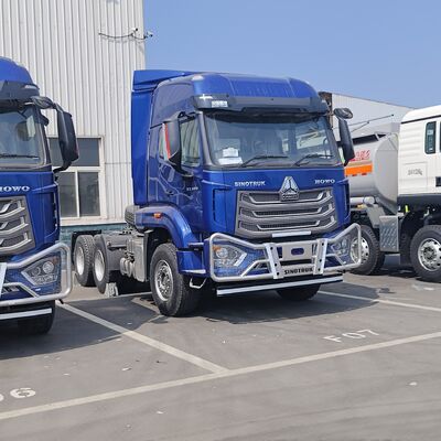 HOWO NX 6×4 camión tractor con motor de 380 CV y suspensión de resorte de hoja de trabajo pesado para el transporte de carga pesada
