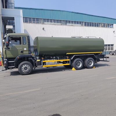 Camión cisterna de agua HOWO TX 6×4 con bomba de agua centrífuga de alta presión de capacidad de 15-20 CBM y cuerpo de tanque reforzado para supresión de polvo y limpieza municipal