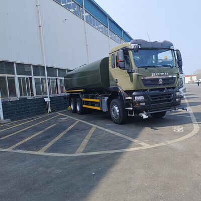 HOWO TX 6×4 Camión cisterna de agua con carga útil de 20T y norma de emisiones Euro 2 para el control del polvo en carretera