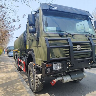 HOWO 6x6 Fuel Tank Truck with 20,000 Liters Capacity and 371HP Turbocharged Diesel Engine for Zambia Mining Operations