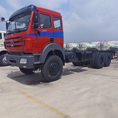 Camión tractor de servicio pesado BEIBEN 2638 6×4 con motor WEICHAI de 380HP y chasis con tecnología Mercedes-Benz