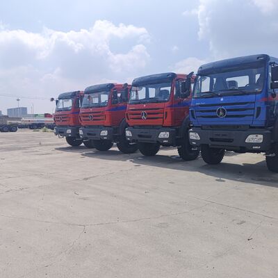BEIBEN 2638 4×4 camión de descarga todoterreno pesado con motor WEICHAI de 380 CV y chasis de tecnología Mercedes-Benz para minería
