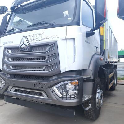Camión volquete minero HOWO NX 6×4 con motor de 400 caballos de fuerza y ​​cuerpo volquete en forma de U para transporte pesado