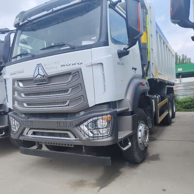 Camión volquete minero HOWO NX 6×4 con motor de 400 caballos de fuerza y ​​cuerpo volquete en forma de U para transporte pesado