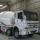 Depósito de gasolina de dirección hidráulico 400L del euro 2 del camión 371hp del mezclador concreto de ZF8118 Howo