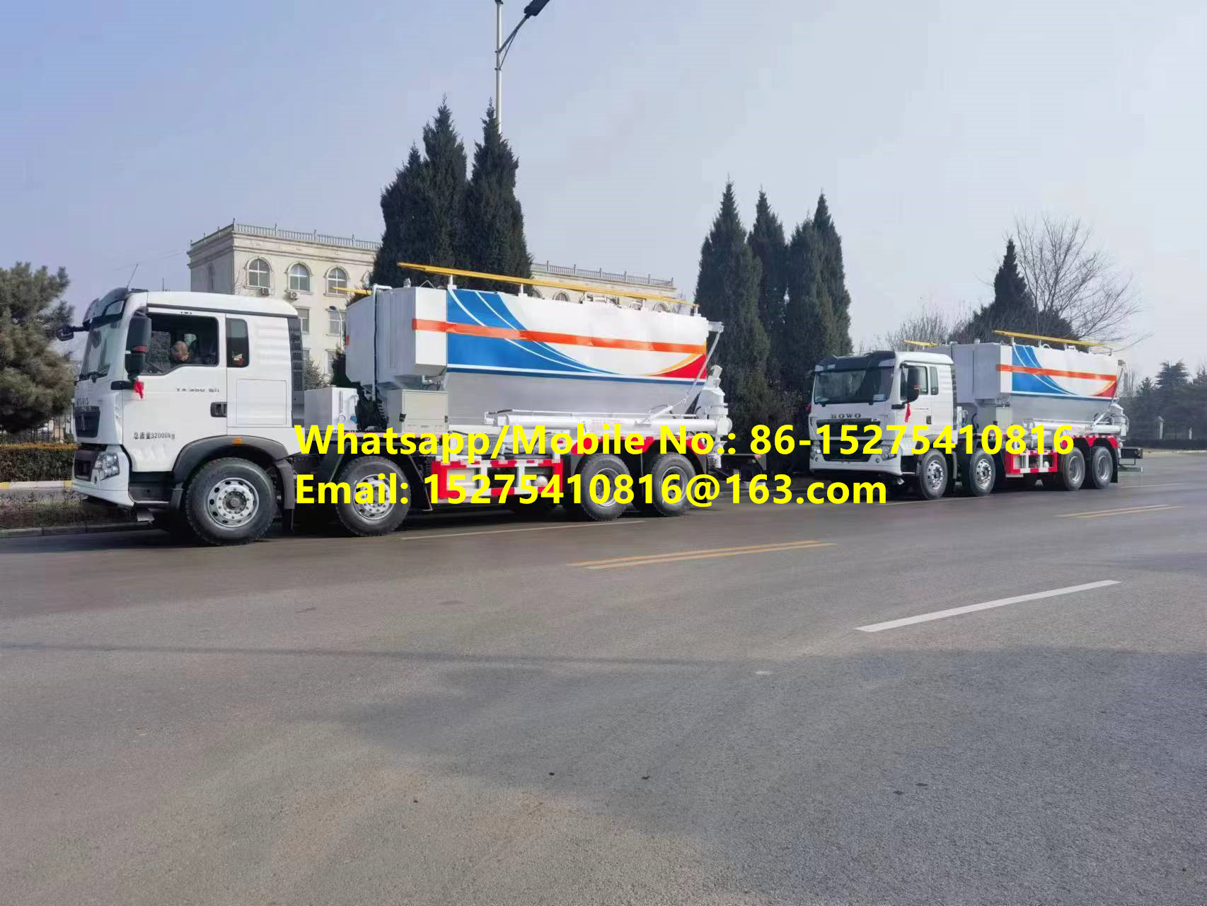TREAD 15/20/25T BCLH-15 Explosivos de amoníaco granulares mezclados ANFO Emulsión de camión Explosivos móviles Unidad de fabricación de Mongolia