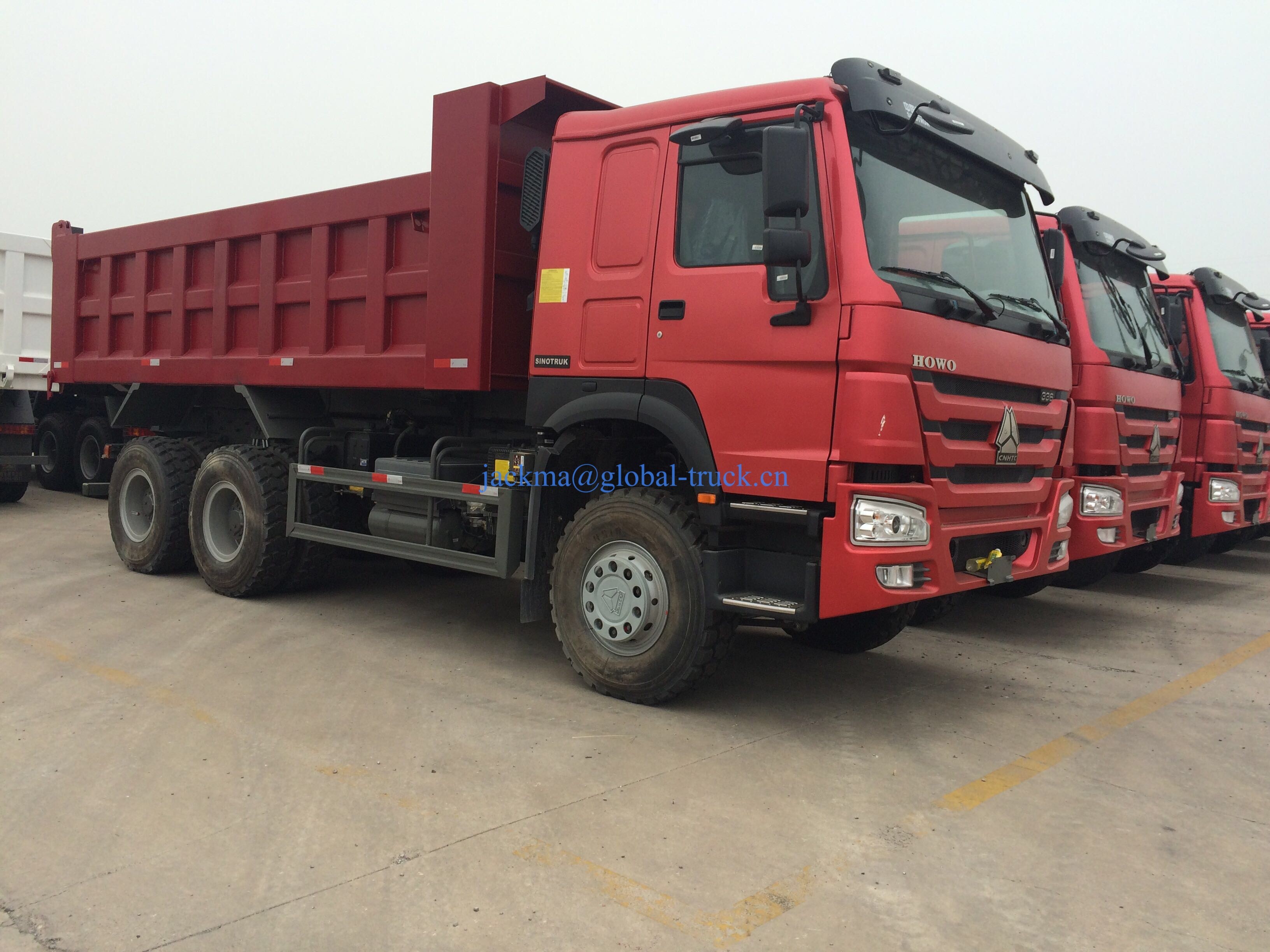 Camión de descarga usado de 6x4 SINOTRUK HOWO 10 toneladas de ruedas Camión de descarga usado