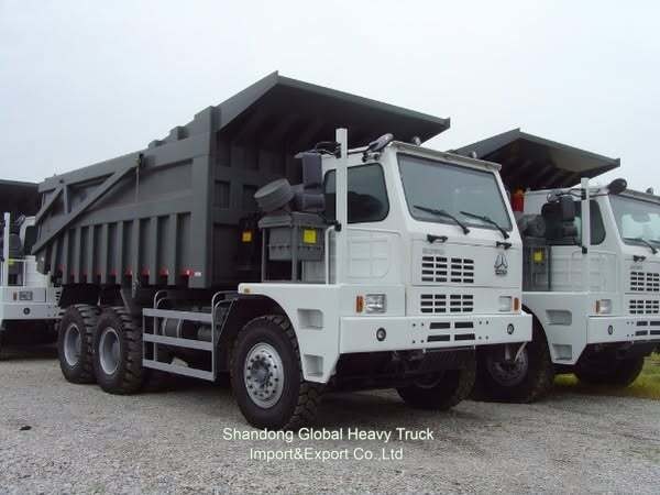 Camión de descarga de minería / Sinotruk Camión de descarga de minería / Shacman Camión de descarga de minería