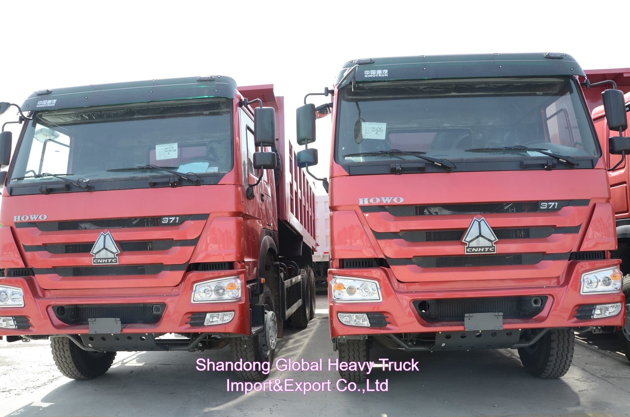 Nuevo diésel pesado usado 6X4 Sino HOWO Mina Sinotruk Minería Tipper Tipping Dump Truck