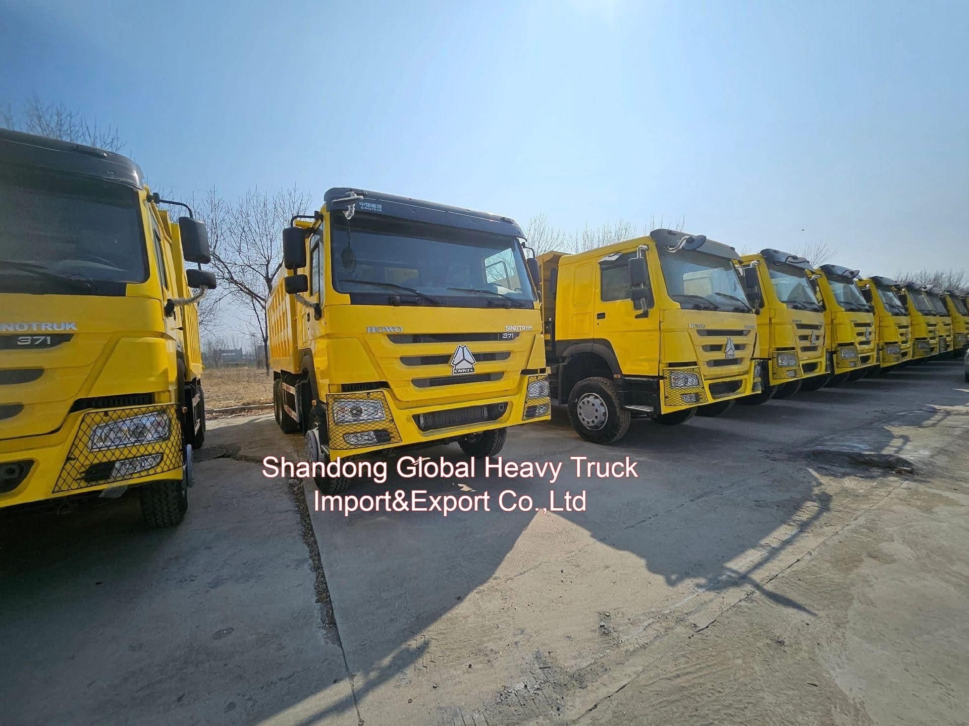 Nuevo Sinotruk HOWO 30 toneladas de carga pesada Sino Cargo 20cbm 6X4 371HP 380HP 400HP Fuera de la carretera camiones de descarga para el transporte
