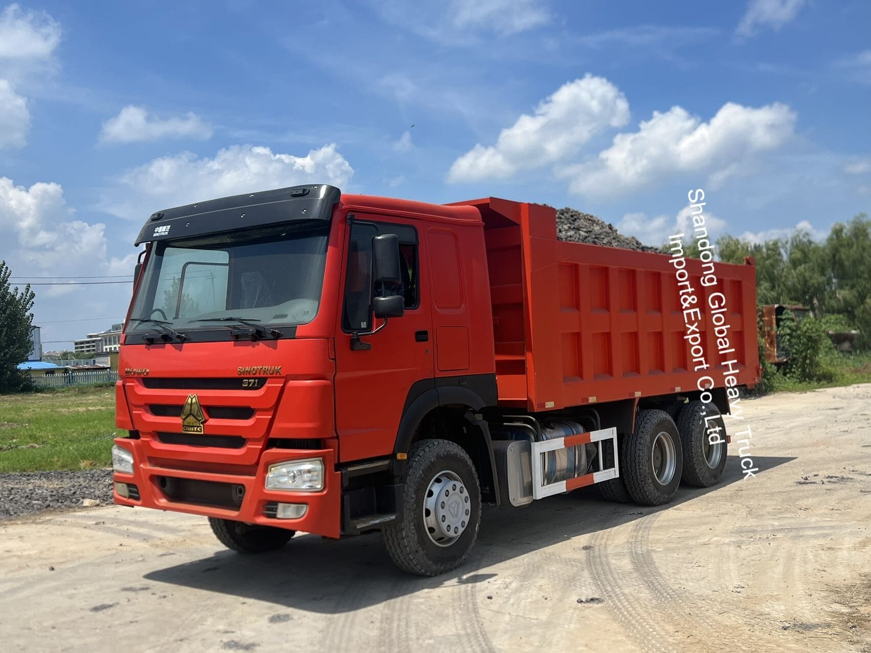 Euro2 Sinotruck 40 Toneladas Camiones Cabina Tractora HOWO Usados de 10 Ruedas Volquete