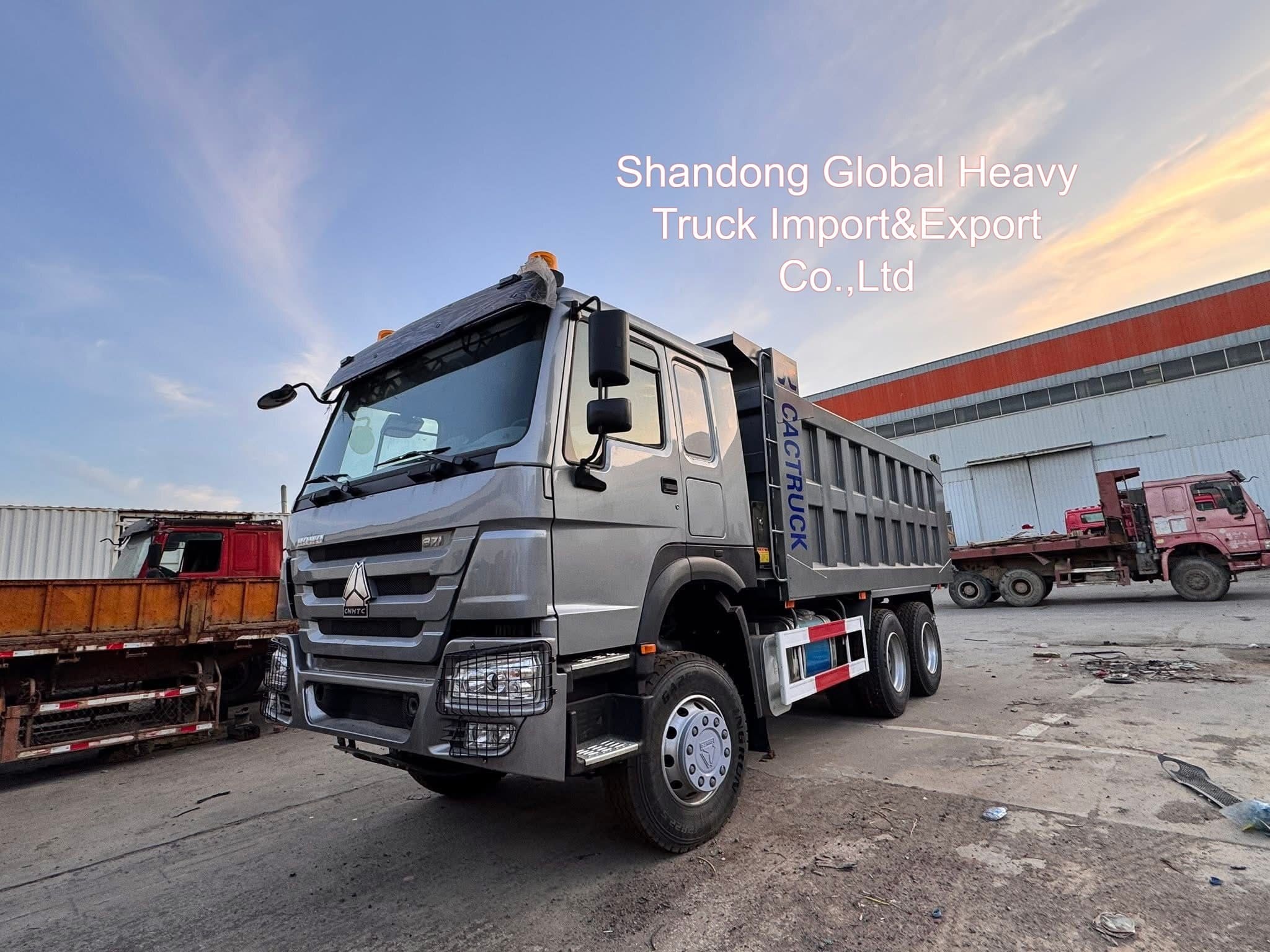 Nuevo Camión Volquete Dúmper de 10 Ruedas 6X4 Sinotruk HOWO 371HP 20 Toneladas