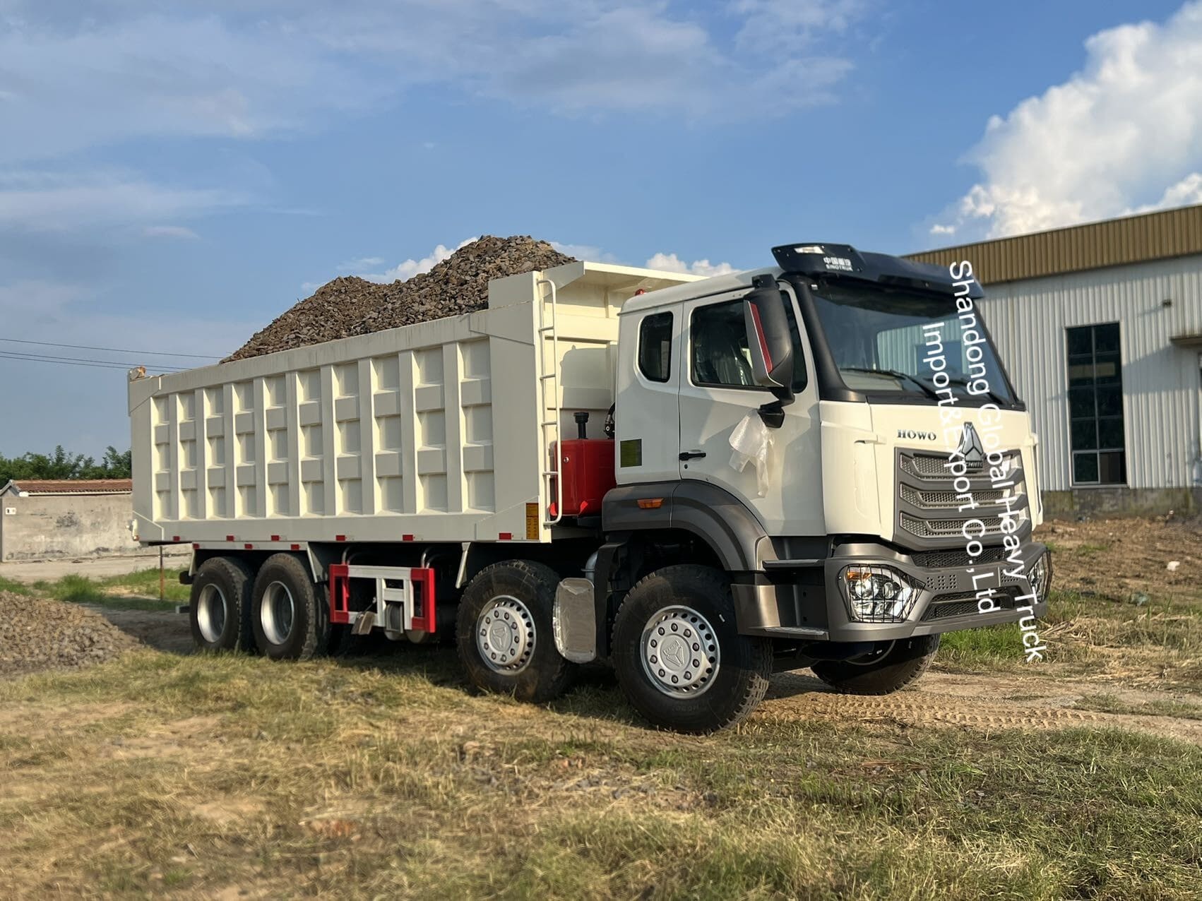 Sinotruk HOWO camión de descarga trasera de ruedas 8X4 10 12