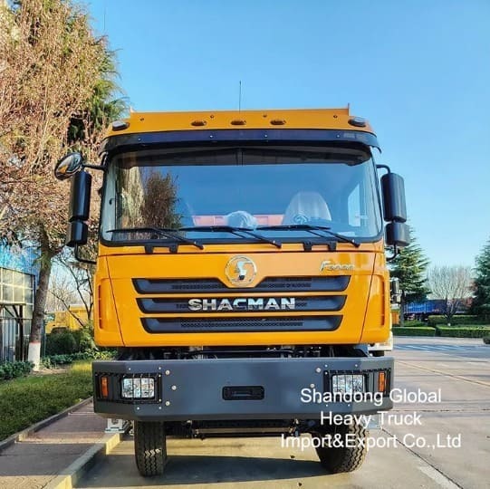 Shacman F3000 8x4 camión de descarga con motor de 420 hp y asiento de suspensión aérea para proyectos mineros de Mozambique