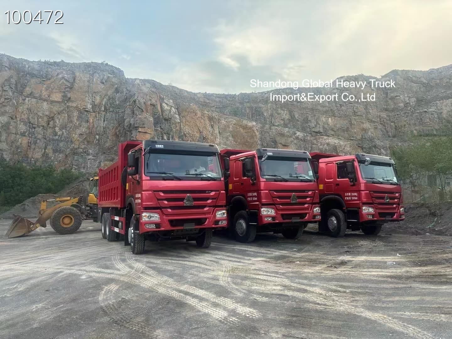 Camión volquete HOWO 8×4 de servicio pesado con motor de 420 HP y chasis reforzado para minería en Tanzania