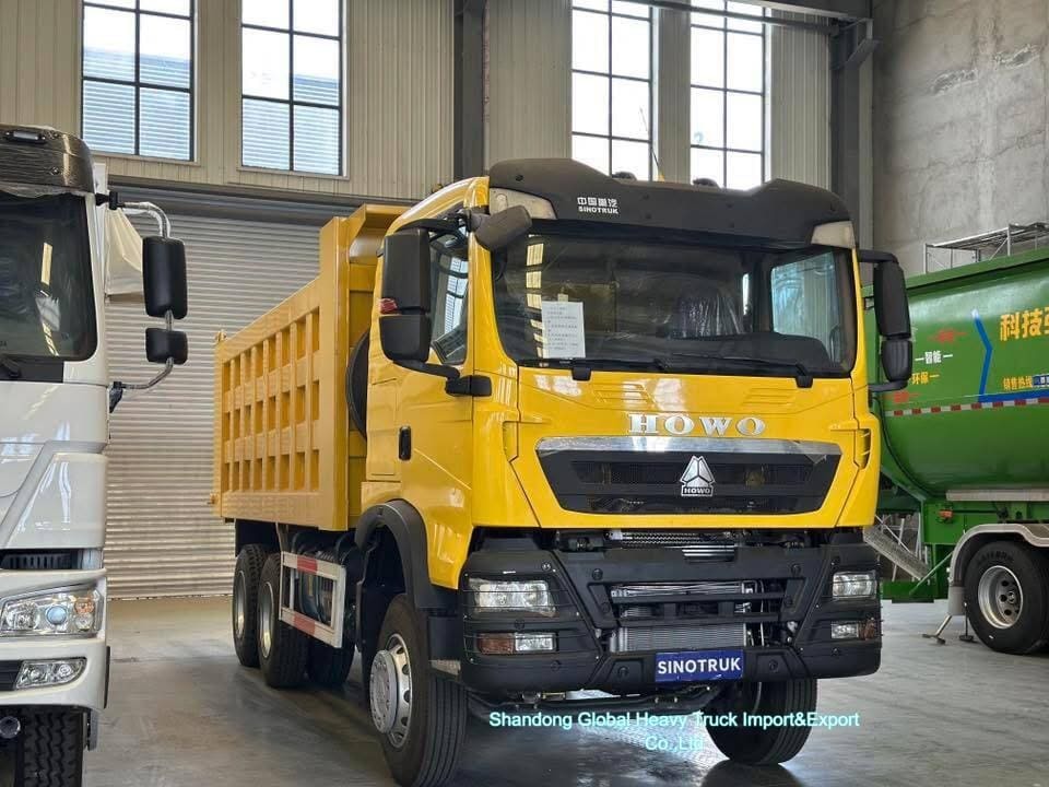 Sinotruk Precio Etiopía Sino Usado y Nuevo HOWO Tx 8X4 16 25 Meter Cúbico 12 Rueda de la Carreta de la Tipper