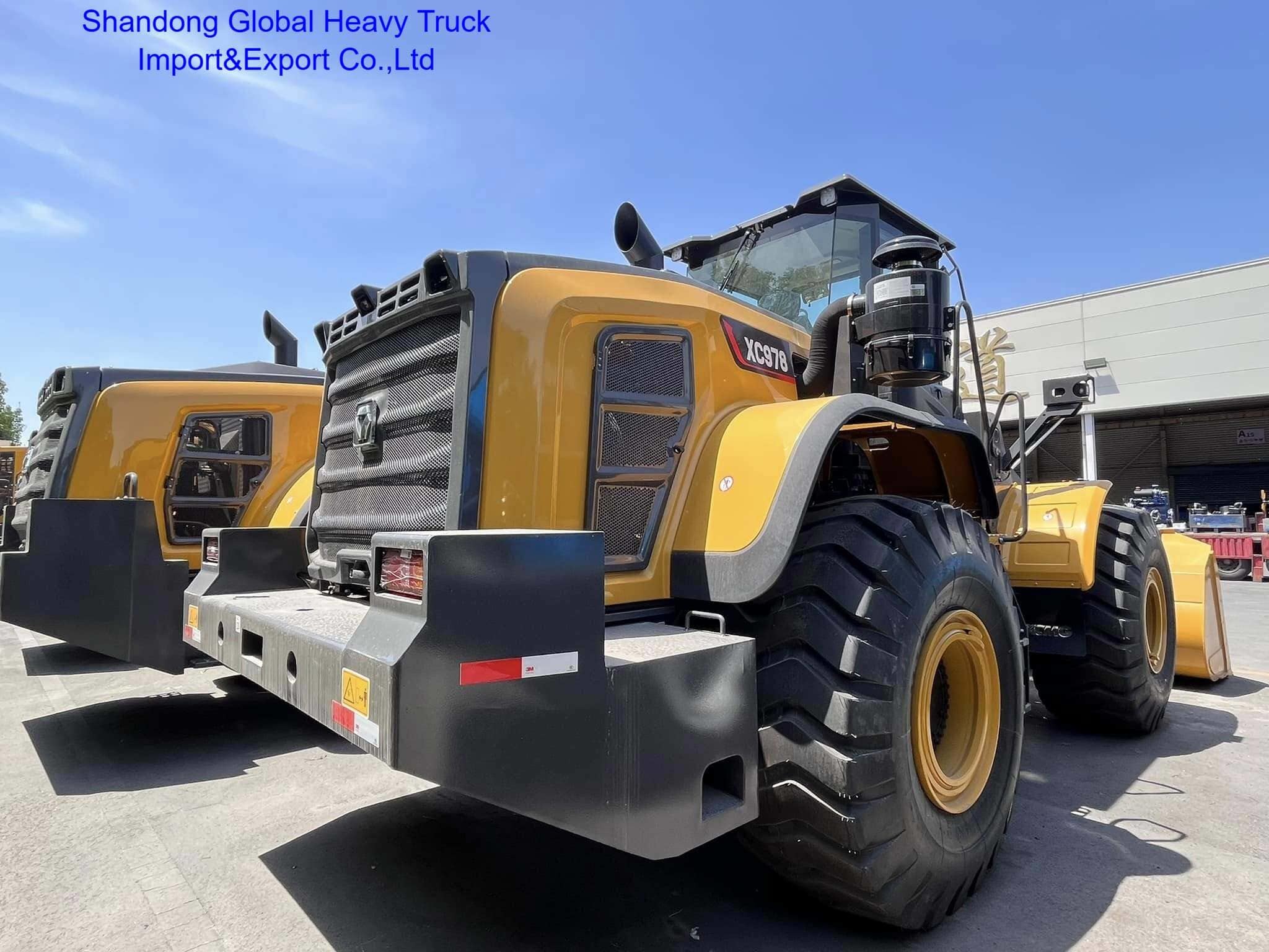Cargadora de ruedas hidráulica para minería XC978 7t con cuchara de 5m3