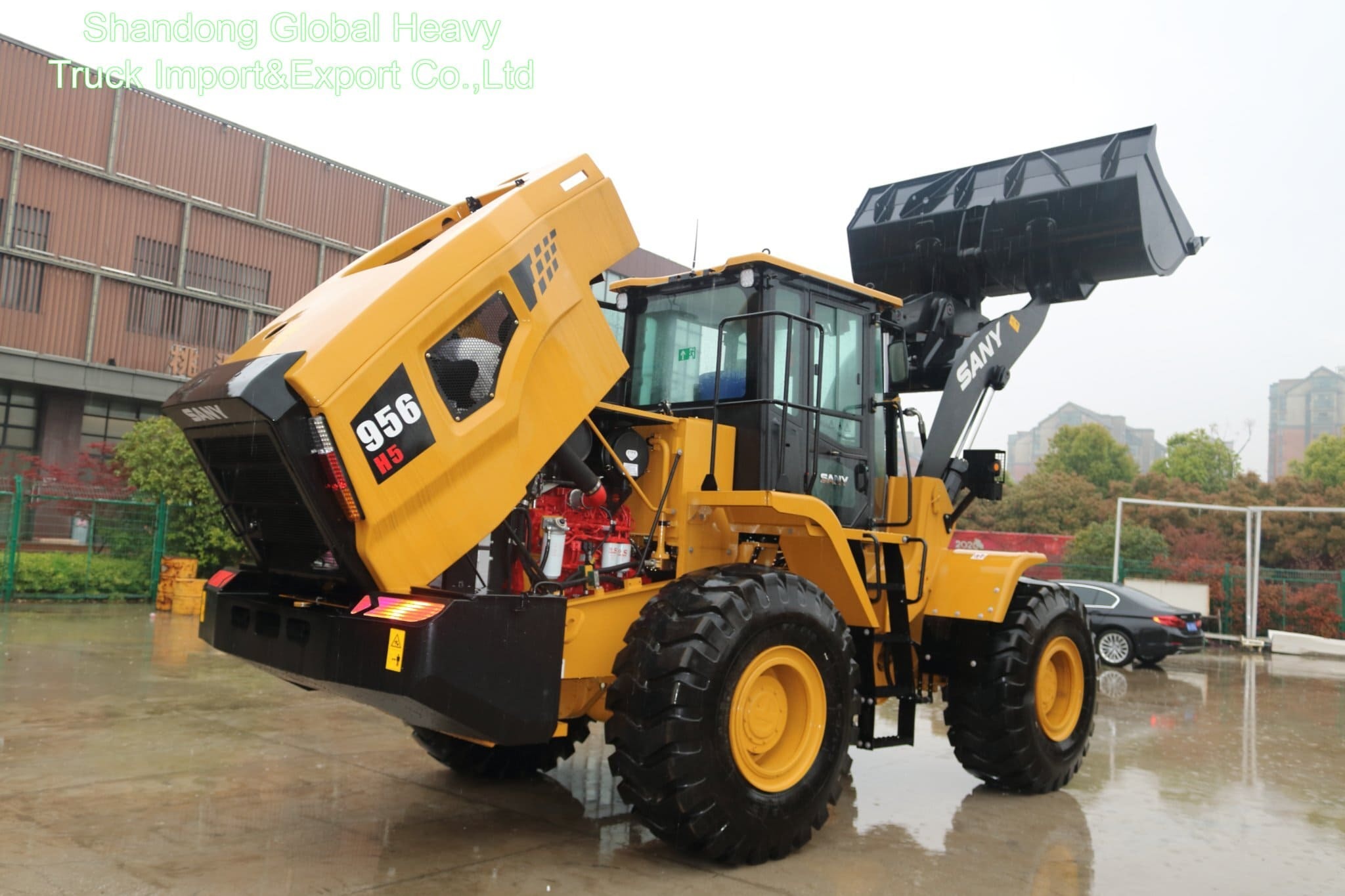 SANY SYL956H5 5 Ton Wheel Loader with 3m3 Bucket Capacity and 164 kW Diesel Engine