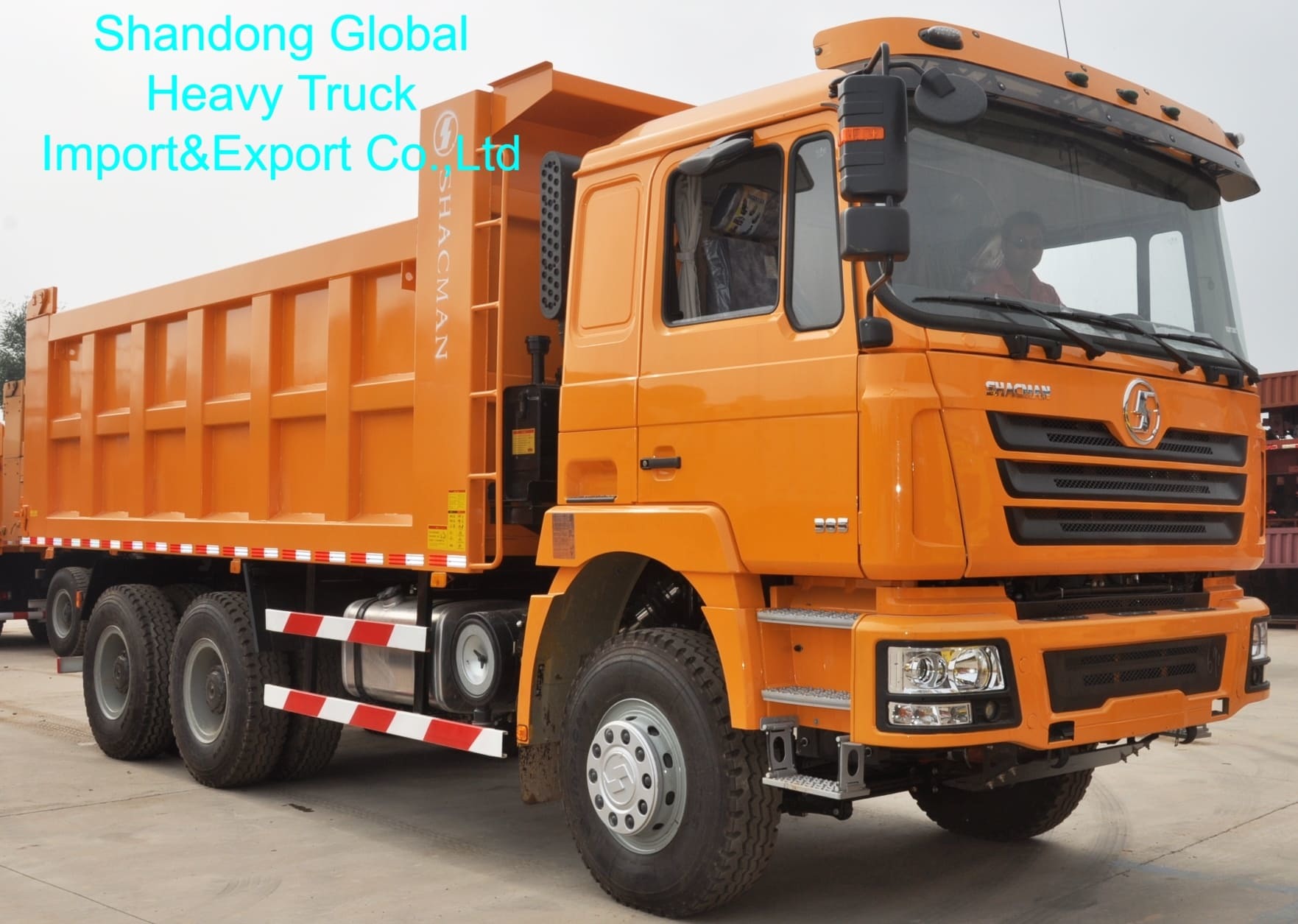 Shacman F3000 camión de descarga con Euro 3 estándar de emisiones 400 HP motor y 6x4 rueda motriz para la minería de trabajo pesado
