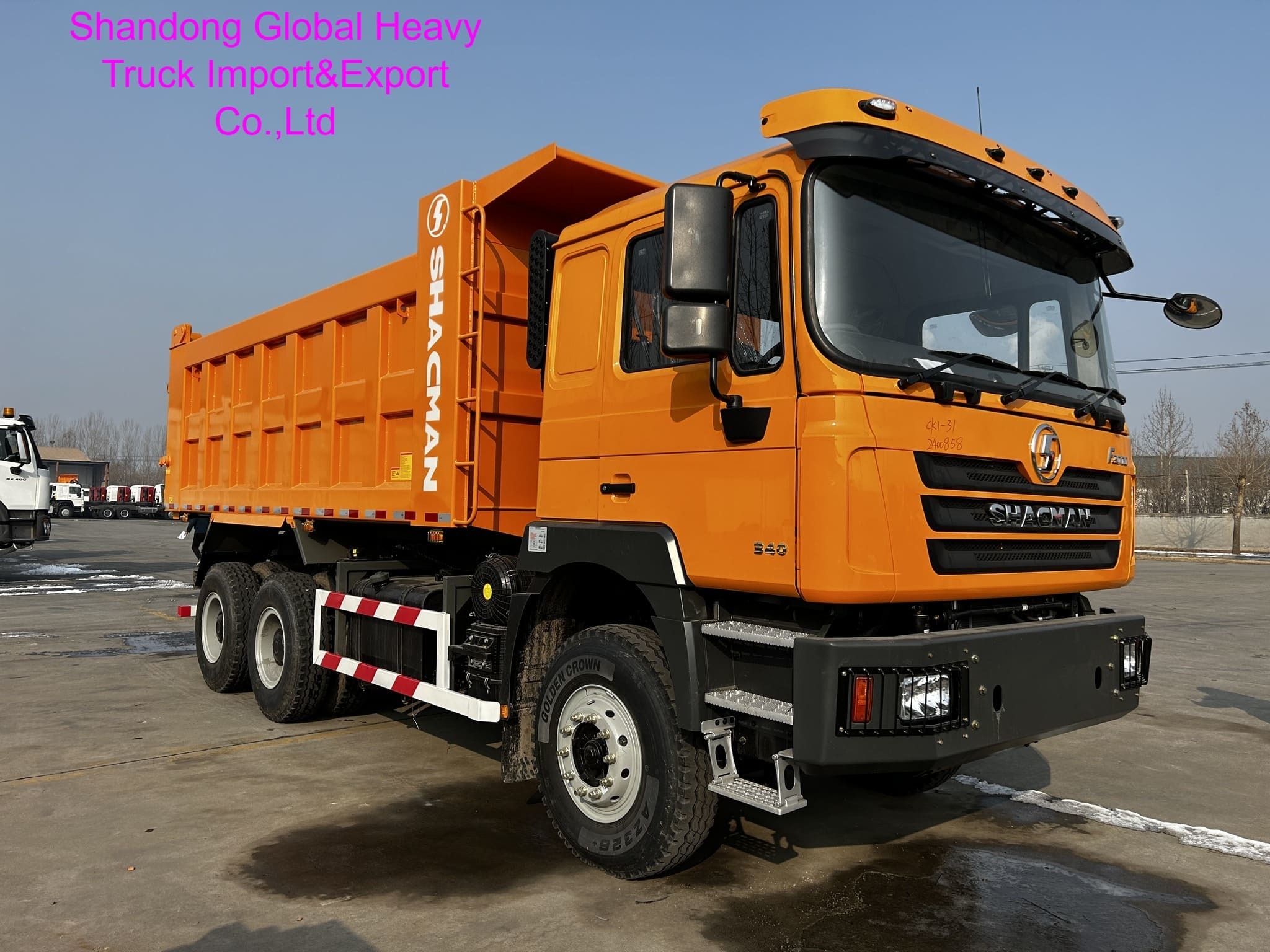 Shacman F3000 380HP 6X4 10 ruedas camión pesado para minería y construcción
