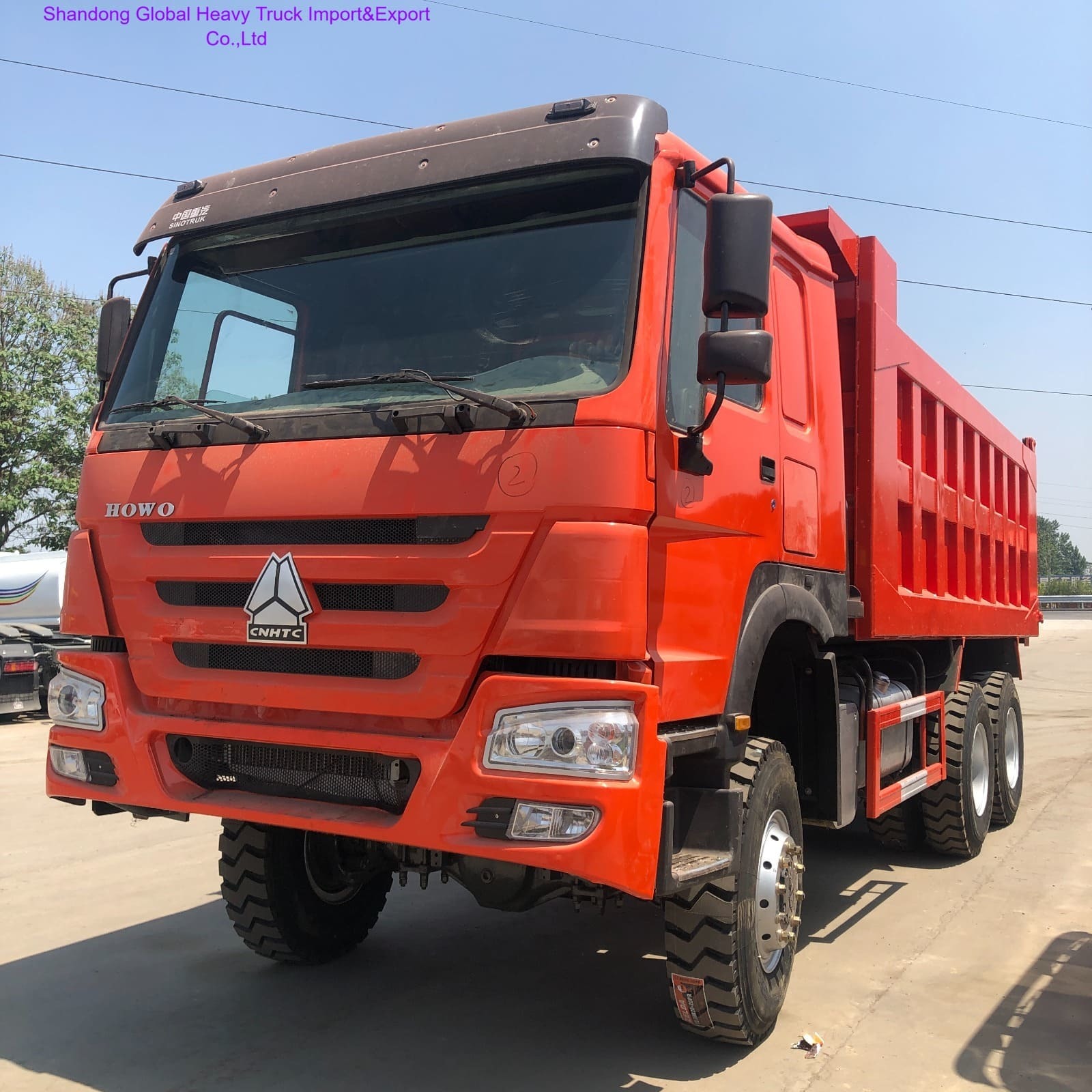 Sinotruk HOWO 6x4 Heavy Duty Dump Truck with 400L Fuel Tank Right Hand Driving and Air Suspension Seat