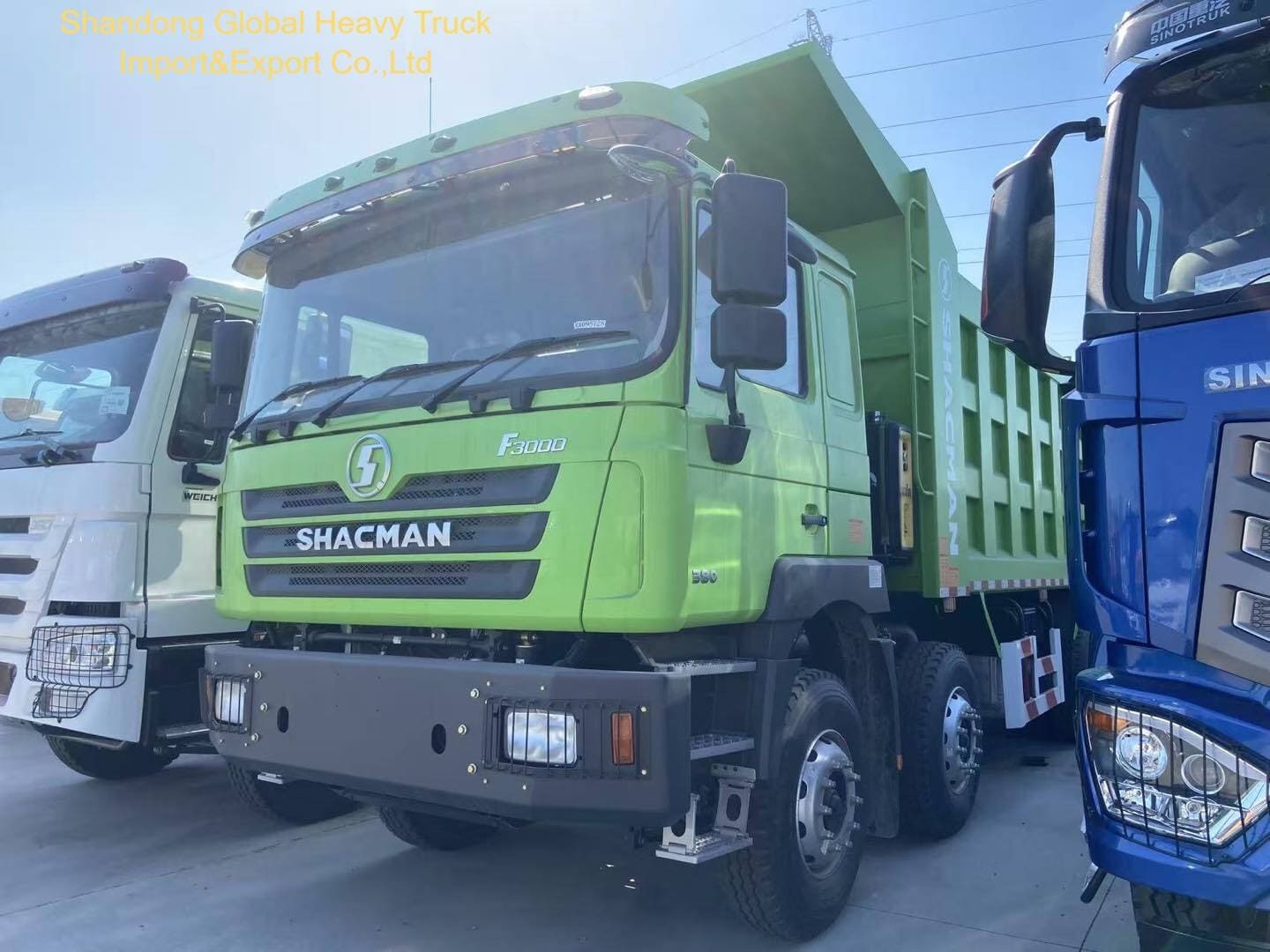 Camión volquete Shacman F3000 8×4 de 12 ruedas para trabajo pesado con capacidad de carga de 35-40 toneladas y capacidad de 25-30 m³