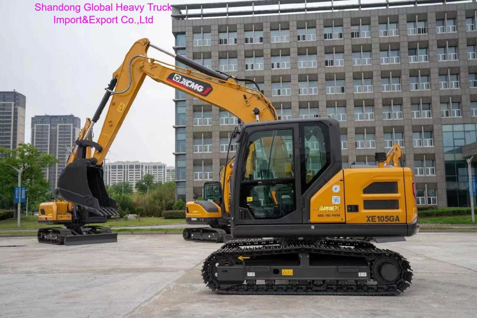 Máquina de excavación de 10,5 toneladas Excavadora de rastreo Xe105ga con buen filtro de combustible