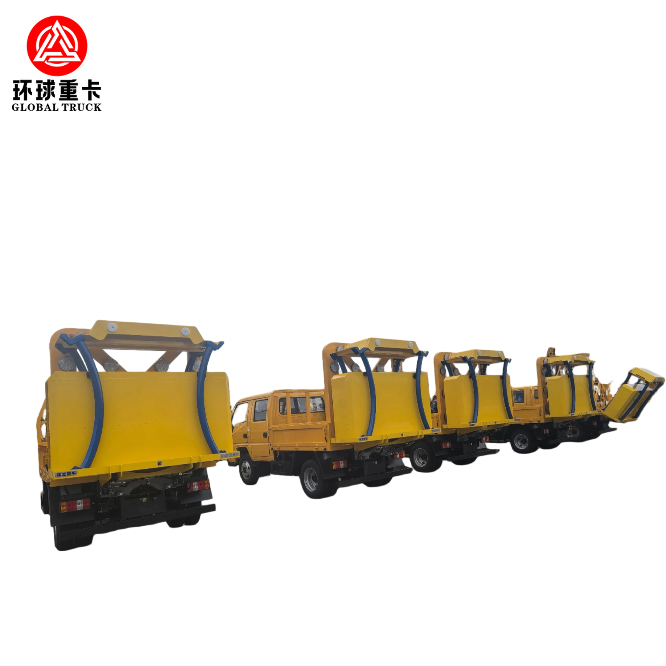 Camión amortiguador de choque diésel HOWO 4×2 350 hp con elevador de tijera para seguridad vial en Nigeria y protección de zonas de construcción
