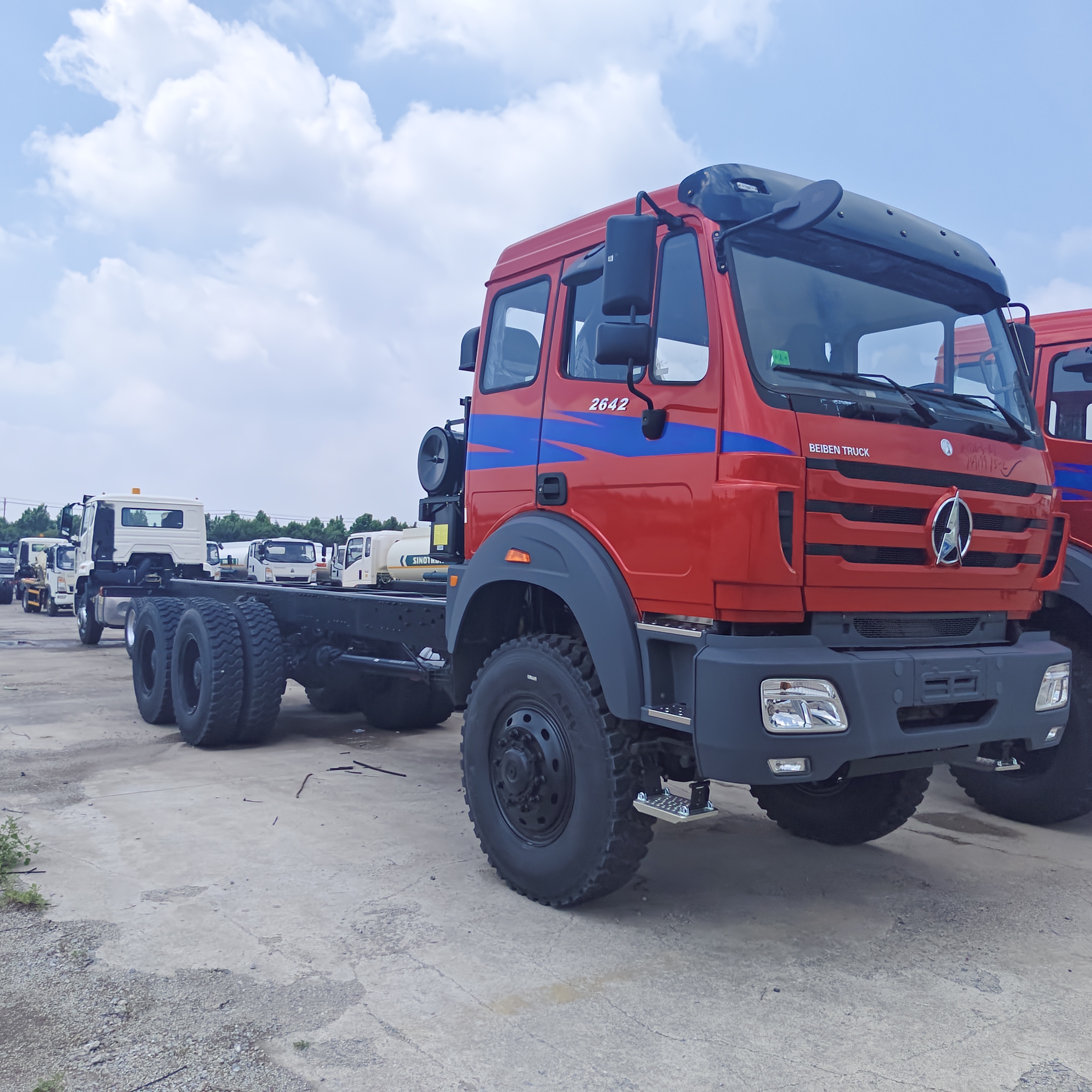 BEIBEN 2638 camión de descarga de minería 6×4 con motor WEICHAI de 380 CV y carga útil de 25-35 toneladas para transporte de carga pesada