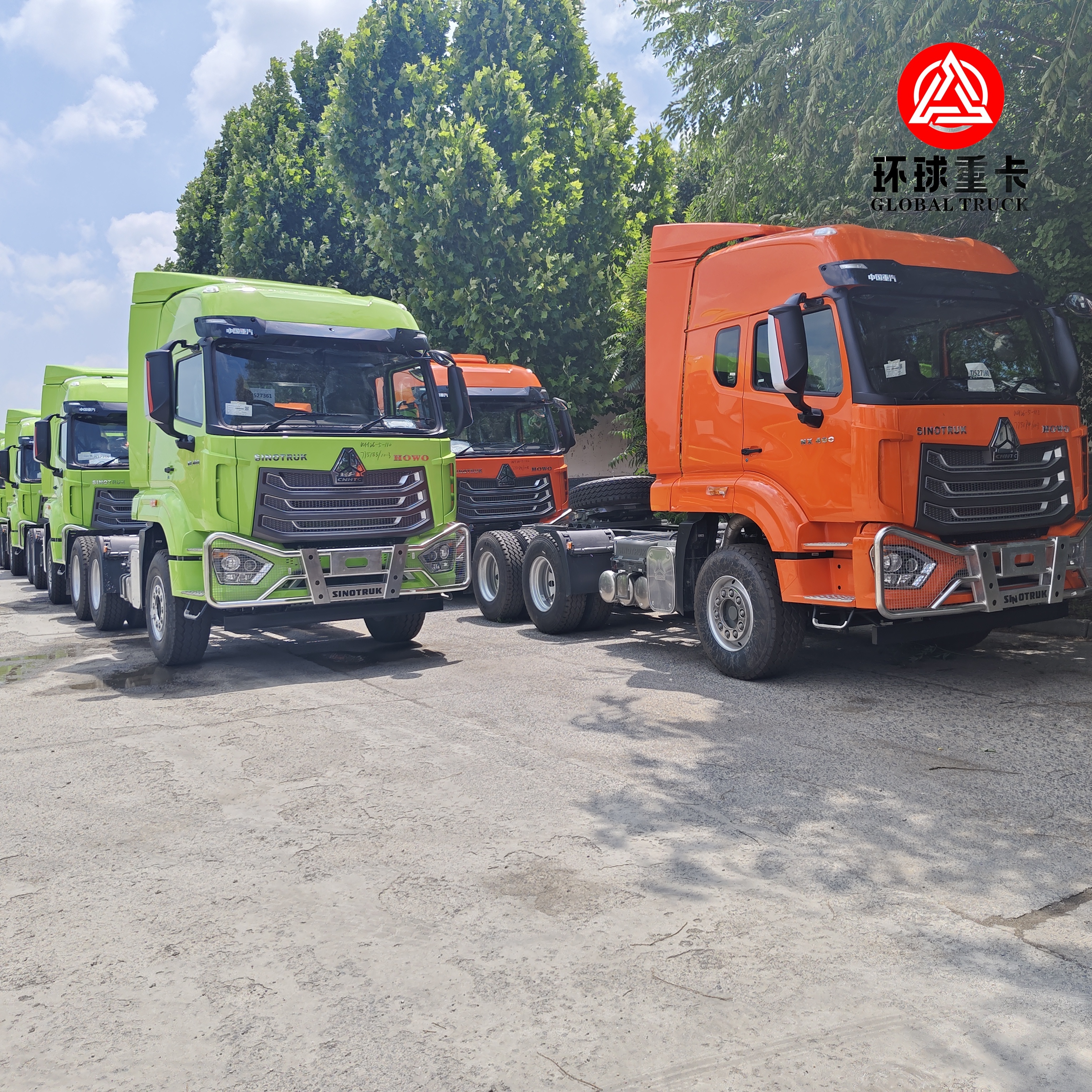 Nuevo HOWO NX 6x4 camión tractor 400HP motor diésel primer motor para la logística de trabajo pesado