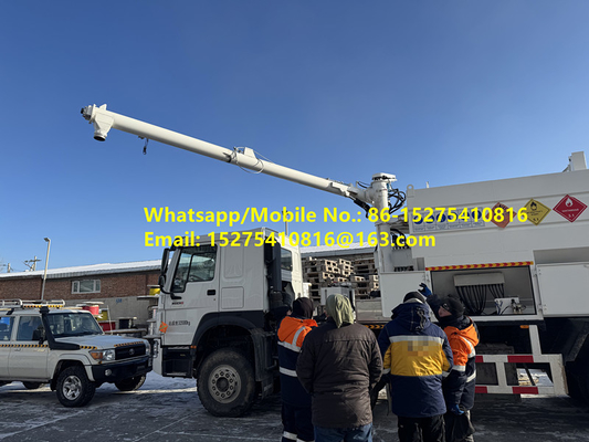 Valor adecuado personalizado HOWO 15/20/25T BCLH-15 Explosivo de amonio granular mezclado en el lugar ANFO Emulsión de camión explosivo móvil Unidad de fabricación Mongolia уул уурхайн тэсэлгээний MEMU MMU BCLH/BCZH/BCRH