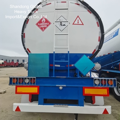 Semirremolque cisterna de diésel y gasolina de 3 ejes y 45000L con frenos ABS